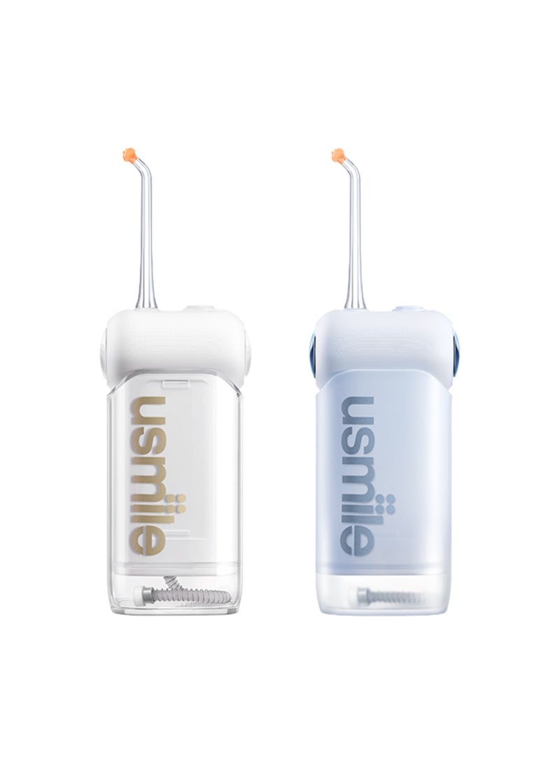 يو سمايل جهاز خيط الأسنان المائي يو سمايل C10 محمول لتنظيف عميق بين الأسنان وإزالة البلاك والبكتيريا مع أوضاع متعددة وبطارية قوية تعمل لمدة ثلاثة اشهر من خلال شحنها لمرة واحدة لدعم صحة اللثة والنظافة الفموية اليومية - Image 2